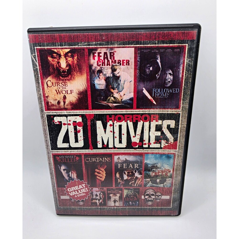 Echo Bridge 20 Horror Movies DVD Box Set 4-Disc Horror Rated R